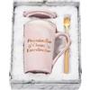 Joymaking Tazza da caffè regalo per chef con scritta - Coordinatore professionale caos - Idea regalo per ufficio, 400 ml, Rosa