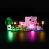 BrickBling Set di luci a LED compatibile con Lego Minecraft The Baby Pig House (non Lego), set di illuminazione a LED, compatibile con Minecraft 21268 The Baby Pig House giocattolo creativo
