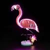 BrickBling Set di luci a LED compatibile con Lego Wild Animals: Pink Flamingo 31170 (senza modello), illuminazione decorativa