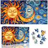 Ginfonr Puzzle Da 1000 Pezzi, Sole Puzzle per Adulti Rompicapo Impegnativo, Luna Giochi Di Puzzle per Tutta La Famiglia, Un Regalo Festivo per Gli Amici in Una Bella Confezione