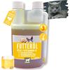 EMMA Olio di semi di lino per cani - Olio per gatti e cani 250ml Miscela di oli Omega 3 6 Olio di cartamo Olio di noce spremuto a freddo I Olio per mangimi + vitamine per gatti I Integratore per cani