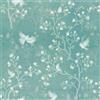 FunStick Carta da Parati Floreale Verde Blu Foglie e Alberi Vintage Adesivi Murali Camera da Letto Bagno Carta da Parati Adesiva Muro Uccelli e Fiori Blu Turchese Rivestimento Bagno Floreale 44.5CM×3M