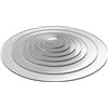 EH Design Pannello in vetro acrilico, Ø 200 x 5 mm, rotondo in vetro acrilico su misura, resistente ai raggi UV e alle intemperie, trasparente e lucido, per fai da te, decorazioni e mobili