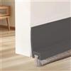 Wendict Grigio Paraspifferi per Porte 100cm, Guarnizione a Spazzola per Porte, Paraspifferi Sottoporta, Paraspifferi Porta, Paraspifferi Porta Umidità, Blindata Inferiore, Paraspifferi
