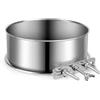 Generic Ciotola per acqua per cani | Ciotole per acqua e cibo da appendere a scatole per cani in acciaio inox | Ciotola per cani e gatti per cibo secco e umido, accessori per gabbie animali