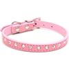 LUMoony MoonyLI Pet Collar, collare per cani di piccola e media taglia, con strass