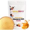 Honeyberry Polvere di Scorza d'Arancia Liofilizzata 100g - Frutta Liofilizzata in Polvere - Polvere di Buccia d'Arancia Disidratata per Dolci, Frullati e Yogurt- Polvere di Frutta Naturale e Senza Additivi