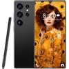 ULUCAN Smartphone S25 Ultra Premium 5G - 16 GB 1 TB, schermo HD 1440p da 7,3, doppia fotocamera da 108 MP e 72 MP, Snapdragon 8Gen 3, ricarica rapida da 8000 mAh, Android 14 sbloccato,Black-1TB