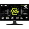 MSI MAG 242F Monitor Gaming da 24 - FHD (1920x1080), Rapid IPS, 200Hz, 0.5ms, HDR Ready, AMD FreeSync Premium, Eye Care, HDMI 2.0b, DP 1.2a, Senza Cornice, Inclinabile, Montaggio VESA - Nero