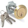 CISA - Cilindro da Applicare C2000 10G500000 - Cilindro in Ottone Smerigliato - Cilindro per Porte di Legno - Cilindro per Azionamento Serrature da Applicare