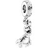 JCaleydo D 34 Charm Compatibile con Bracciale Pandora