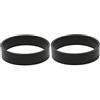 Cfty Cintura dell'aspirapolvere Aspirapolvere Le Cinghie zigrinate compatibili con Kirby Sentr. IA. G10, G10E. Banda di Gomma for aspirapolvere (2 pz) (Color : Black)