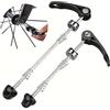 trabag 2 pezzi sgancio rapido per bicicletta - sgancio rapido Quick Release set di assi per bicicletta, sgancio rapido per bici da strada/mountain bike