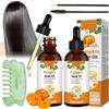 GAROMIA Olio di semi di zucca per capelli 2 pezzi Pumpkin Seed Oil for Hair 120 ml Olio di semi di zucca olio di semi di zucca per la crescita dei capelli 100% olio di semi di zucca biologico