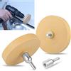 ANTHYTA 2 Pezzi Gomme in Pellicola con Adattatore Gomma in Alluminio con Adattatore per Incisione in Gomma Discortrigador Fogli di Adesivi in gomma Trapano in Alluminio per Adattatore per Perforatrice