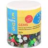INNSPIRO Barattolo di gemme decorative cerchi colori assortiti 6 mm. 900 u.Aprox