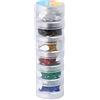 INNSPIRO Set di gemme decorative acriliche goccia colori basici 8 x 13 mm. 240 u.Aprox