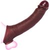 XIAZIGLOVE Guaina Fallica Nero, Guaina Pene Indossabili Morbido, Peni Fallica Indossabili Allunga Uomo Testicoli Anello Pene, Masturbtore per Sexy Toys Giochi Erotiici Coppie