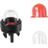 lasuroa 3pz 188-512-1 Scatto Pompa Bulbo Adescamento Carburatore e Adescamento, per Piccoli Motori Poulan Echo Ryobi Homelite Bolens per Husqvarna Craftsman Walbro Trimmer Motosega(Trasparente+Rosso)