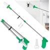 MEISHANG Cattura Ragni Allungabile,Acchiappa Ragni 83cm,Acchiappa Ragni e Insetti,Spider Catcher,Trappola per Insetti,Adatto per Catturare e Rilasciare Insetti Come Ragni (Verde)