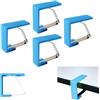 4 pezzi clip per tovaglie, fermagli per tavolo da picnic per impieghi gravosi, morsetti porta tovaglie in acciaio inox, antiscivolo, per feste di laurea, feste di laurea, matrimoni, picnic