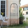 Scendor - Traliccio per piante rampicanti, 210 x 67,8 cm (altezza x larghezza), in ferro battuto, resistente, decorazione per prato, patio, rosa, clematide, edera, resistente alle intemperie, 1