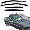 AUTO CLOVER Deflettori d'aria per Nissan Navara 2015+ Double Cab (4 pezzi)