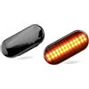 TitanAuto 2PCS Indicatore Dinamico LED Compatible For VW Transporter T5 Polo Golf 3 4 Passat B5 Sharan Lupo Bora Multivan Freccia Sequenziale Laterale Luce Freccia a Scorrimento Lampada Indicatore Dinamica