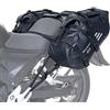WILD HEART Borse da sella per moto impermeabili 50L (25L*2) Borse laterali, compatibili con portapacchi per moto, per avventura, strada, sport, moto da cross (Nero 1 paio)