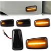 Fouedy Indicatore di direzione a LED per Fiat P-eugeot 306 106 406 806 Partner esperto per C-itroen Berlingo Jumpy Saxo Xantia Lampade di segnale di svolta per auto