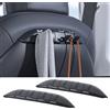 Ywooon Gancio Posteriore per Sedile Auto per Tesla Model Y/3/S/X Organizzatore di portaoggetti regolabili per sedili Auto Sedile Posteriore Poggiatesta Borsa Organizer Portaoggetti per Gancio(2 Pack)