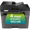Brother (TG. 34 ppm) Brother MFCL2860DWE Multifunzione Laser Monocromatica 4 in 1(Stampa