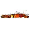 CKB LTD Decanter a forma di auto da corsa con tappo a sfera in vetro, design classico vintage, ideale per vodka, whisky, scotch, rum, tequila, 400 ml