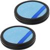 Trade-Shop 2 filtri in schiuma lavabile con guarnizione in gomma per Philips PowerPro Aqua FC6400 FC6401 FC6402 FC6404 FC6405 FC6407 FC6408 FC6409