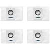 YUYUEMI Sacchetti di ricambio per robot aspirapolvere Ecovacs Deebot T10/X1, in tessuto non tessuto, per la pulizia della casa e della cucina (4 sacchetti per la polvere)