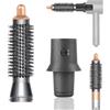 Moupaa Spazzola volumizzante rotonda piccola e adattatore per asciugacapelli Dyson HD01 HD02 HD03 HD04 HD08 per capelli lisci e arricciati