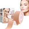 Generico Nastro viso per olio di ricino, Nastro lifting viso invisibile, Cerotti antirughe, Nastro lifting viso, Nastro olio per viso, Nastro lifting viso collo, Rassodamento viso (1Pcs)