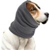 CAPASTEC Fascia Calmante per Cani, Protezione Rumore Cuffie per Orecchie per Cani, M, Grigio