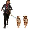 Kalamakala 2Pcs mani libere cane guinzaglio per grandi 240cm corda Crossbody cane guinzaglio riflettente per il jogging e la corsa, ispessito mani libere guinzagli,canes cintura,guinzaglios di jogging