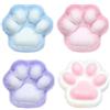 QIZHIQIAMY Taba Squishy, 4 Pezzi Squishy Zampa, Fufu Squishy, Taba Squishy Zampa, Squishy Kawaii, Antistress Adulti, Giocattoli da Spremere Zampe di Gatto, Regalo Antistress per Adulti (4PCS)