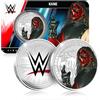 FANTASY CLUB Kane WWE 32 mm Moneta Collezionabile Ufficiale - Omaggio al Mostro Rosso e Leggenda della Lotta Estrema - Edizione Limitata per Fan e Collezionisti