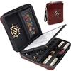 ENHANCE Custodia Organizer per Giochi di Ruolo in Edizione da Collezione - Raccoglitore DND con Supporto per Fogli di Personaggi Integrato e Pannello per Scriba Cancellabile (Dragon Rosso)