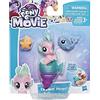 Hasbro My Little Pony: Le Film - Bébé Poney Sirène - Crystal Pearl - Figurine 3 cm + Accessoires
