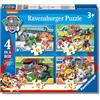 Ravensburger - Puzzles Paw Patrol 4 Pack | Puzzle Bambini 3 Anni In Su | Regalo Bimba 3 Anni In Su 72 Pezzi | Puzzle Bambini 19 X 14 Cm | Puzzles Ravensburger