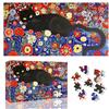 Ginfonr Puzzle Da 1000 Pezzi, Gatto Puzzle per Adulti Rompicapo Impegnativo, Mare di fiori Giochi Di Puzzle per Tutta La Famiglia, Un Regalo Festivo per Gli Amici in Una Bella Confezione