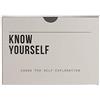 The School Of Life Know Yourself | Set di carte interattive per una migliore conoscenza di sé | 60 carte | edizione in lingua inglese