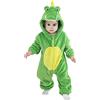 LOLANTA Costume da coccodrillo di coccodrillo, Gator peluche con cappuccio animale tuta (2-3 anni, etichetta 100), Verde