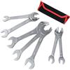 LEONTOOL Set di 7 chiavi a testa aperta super sottili SAE tra cui 3/8, 7/16, 1/2, 9/16, 5/8, 11/16, 3/4, 13/16, 7/8, 15/16, 15/16, 2.5 5 cm. Set di chiavi inglesi sottili da 1/16, 1-1/8,