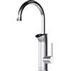 Briwellna Instant Hot Water Tap with Digital Display scaldabagno istantaneo rubinetto con display digitale, 220 V, riscaldamento elettrico senza serbatoio, rubinetto elettrico girevole a 360 gradi