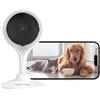 BoyKeep 2K Telecamera di sicurezza interna 5GHz Telecamere Wi-Fi per neonati/anziani/cani/animali domestici, telecamera baby monitor, visione notturna, cloud e archiviazione su scheda SD